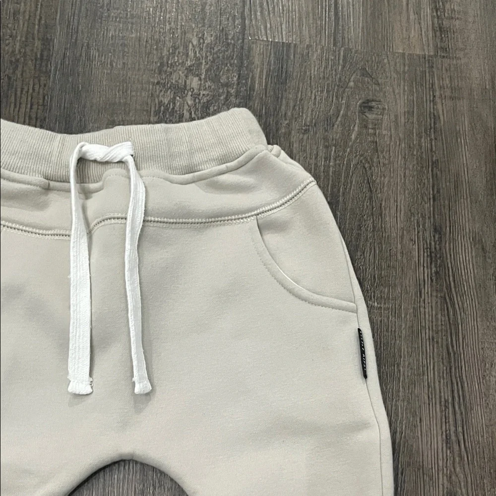 Little Bipsy Kids Beige Jogger Pants - Picture 2 of 5